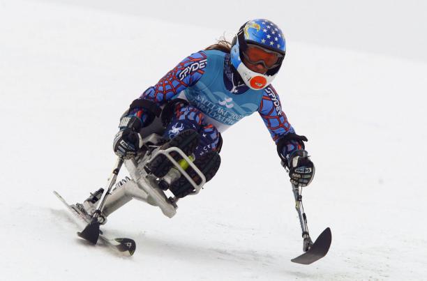 Sarah Will competing in the Paralympics