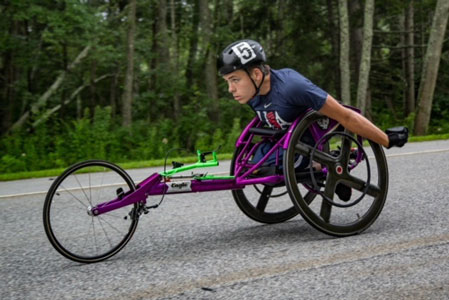Competing in the 2018 International Wheelchair & Amputee Sports Youth World Championships